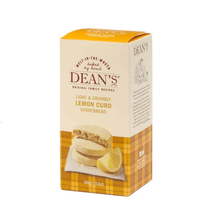 Dean’s Lemon Curd Shortbread (160g)
