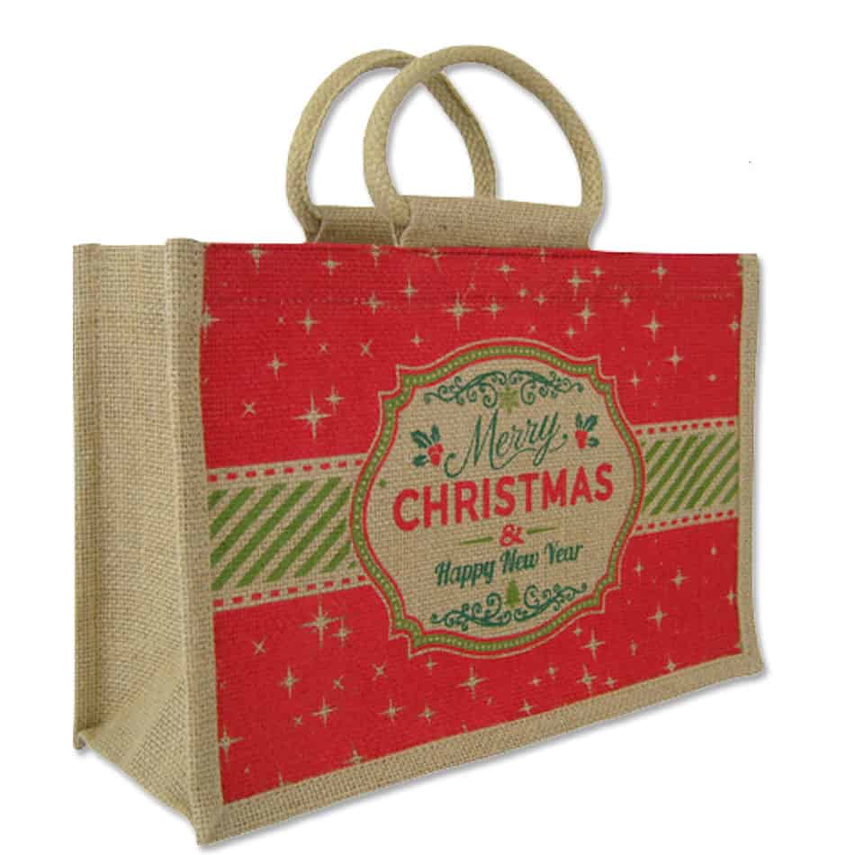 Christmas Jute Bag