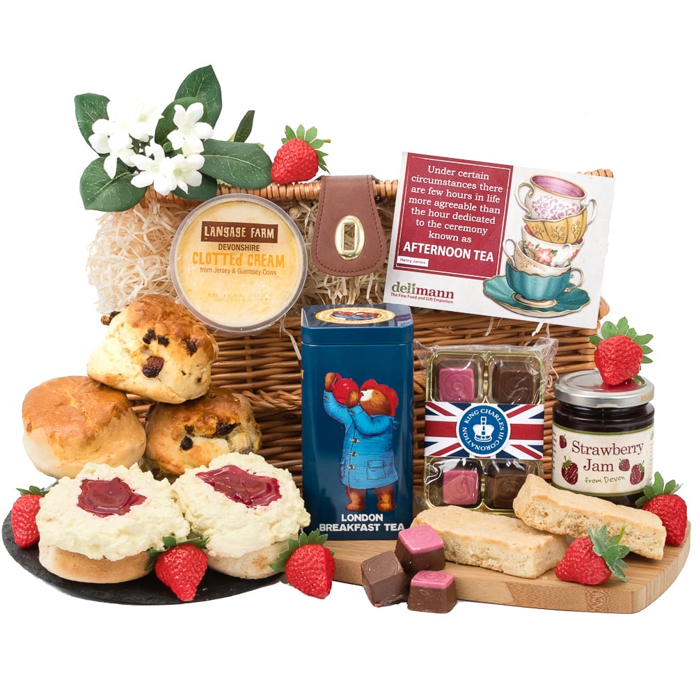 Afternoon & Cream Tea Hampers Free Delivery Delimann Hampers