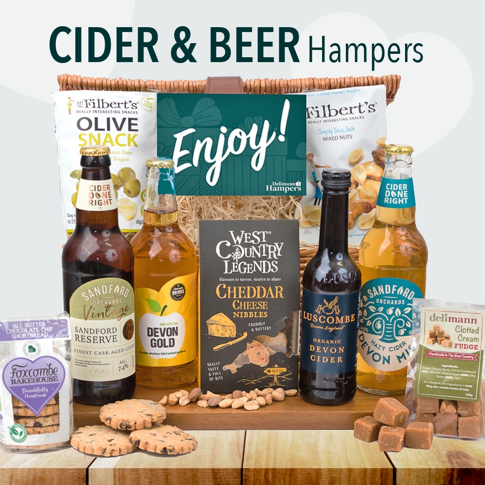Welcome to our selection of cider and beer hampers. Whether you're a fan of refreshing ciders or flavorful beers, our hampers have been carefully curated to offer the best assortment