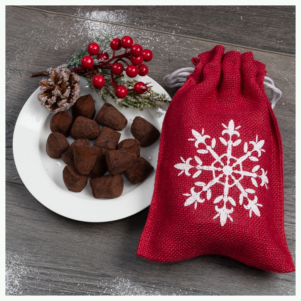 Delimann Christmas Truffle Gift Bag (250g) | Delimann Hampers