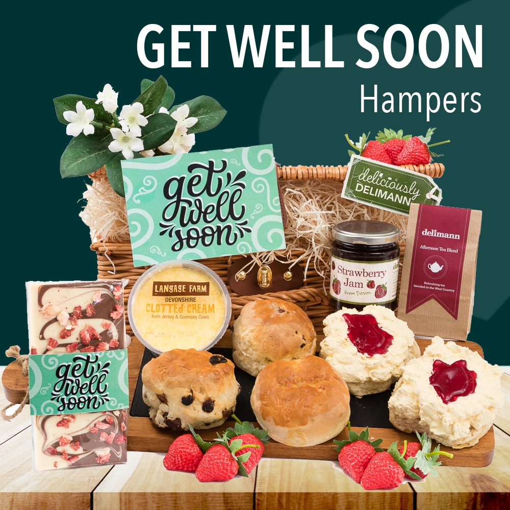 Welcome to our collection of Get Well Soon hampers.