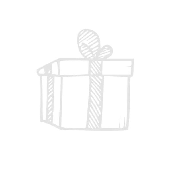A product illustration of a gift box against a white background.