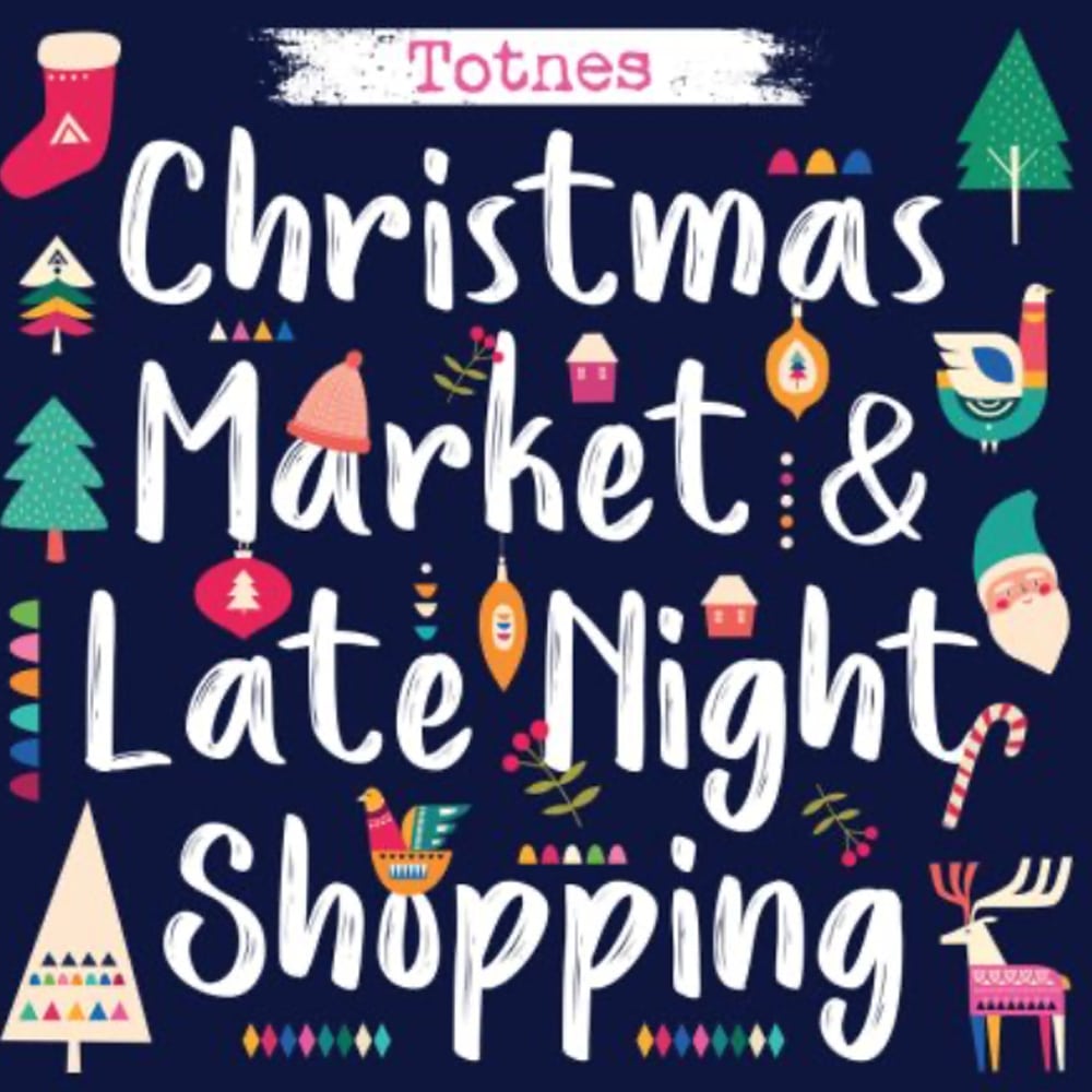 Tones christmas market & late night shopping in Devon this Summer.
