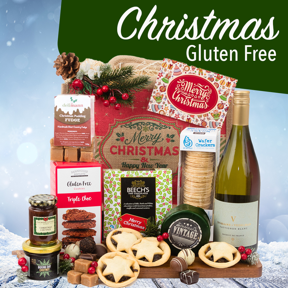 Gluten Free Christmas Hampers | Free Delivery | Delimann Hampers