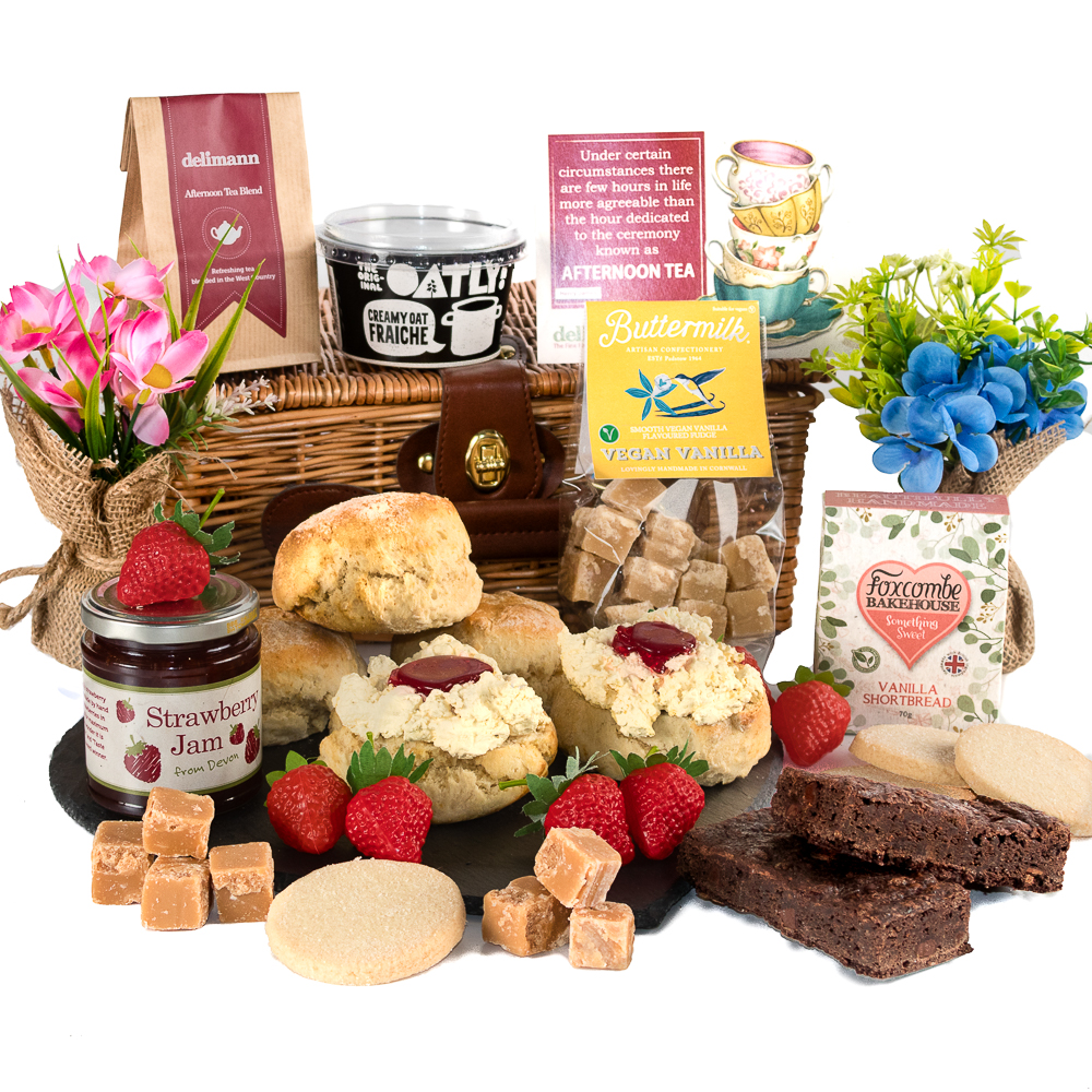 Dad's Vegan Afternoon Tea Gift Hamper | Free Delivery