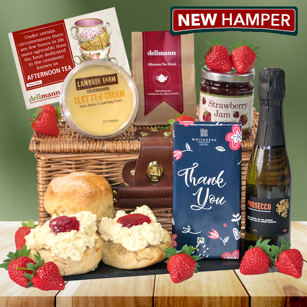 Gluten Free Bubbly Thank You Cream Tea | Free Delivery